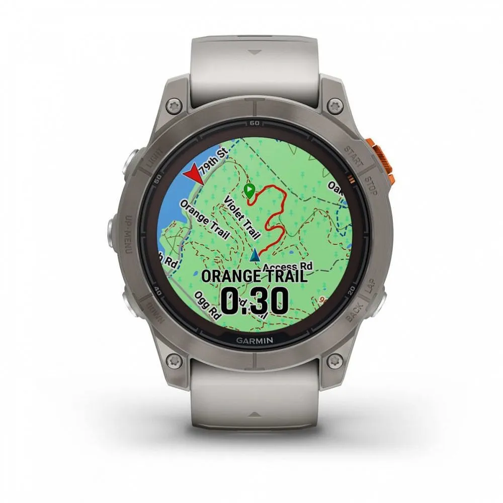 Часы Garmin Fenix 7 Pro - Sapphire Solar Titanium Fog Gray