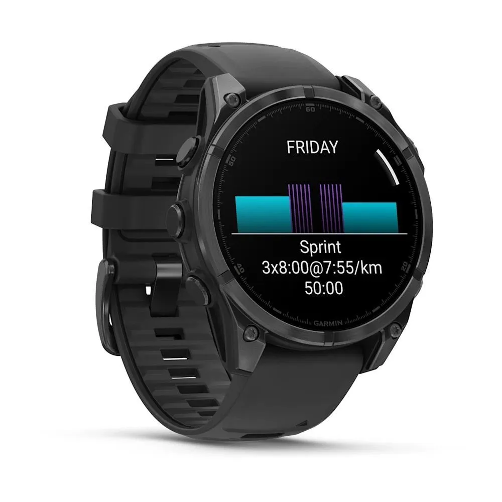 Часы Garmin Fenix 8 - 47 mm AMOLED Slate Gray / Black