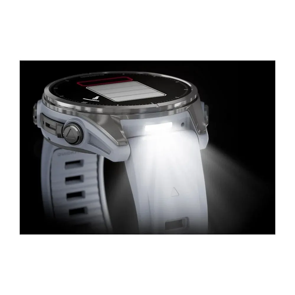 Часы Garmin Fenix 8 - 43 mm AMOLED Silver / Whitestone