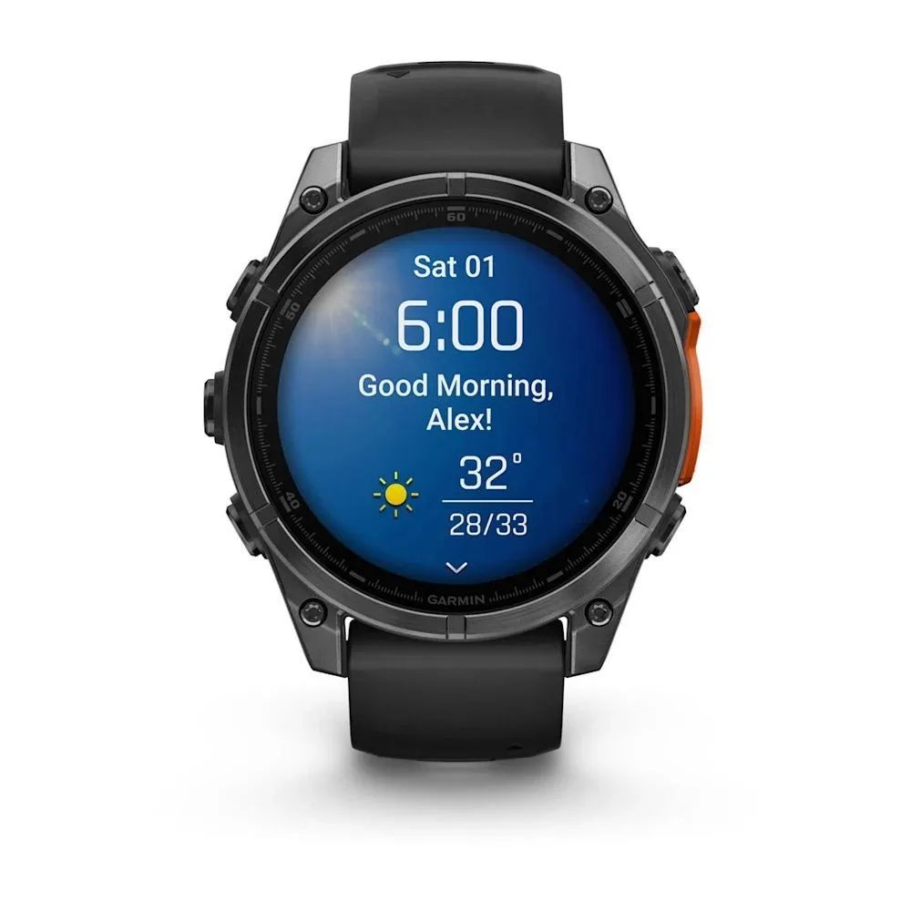Часы Garmin Fenix 8 - 47 mm AMOLED Slate Gray / Black