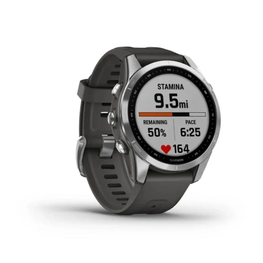Часы Garmin Fenix 7S - Standard Edition Silver/Graphite