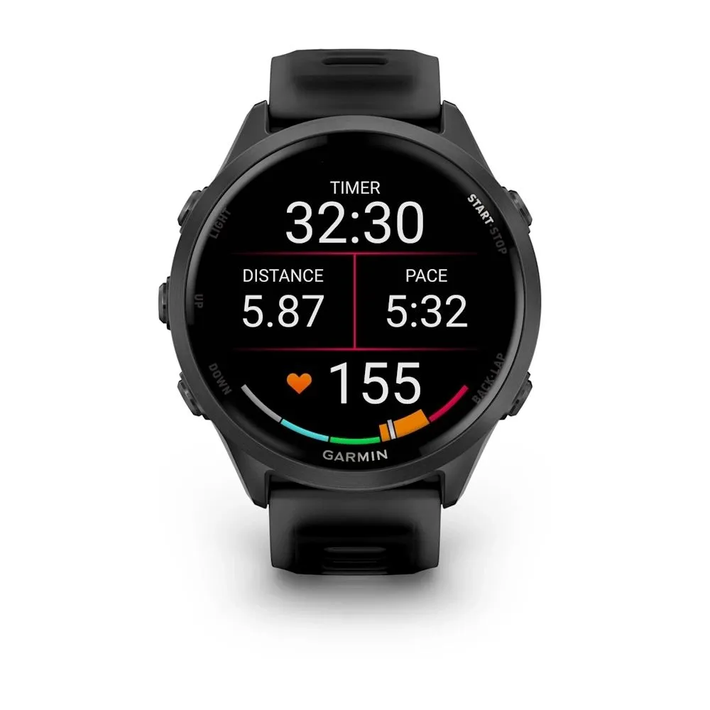 Часы Garmin Forerunner 570 - 47 mm Slate Gray Aluminum Translucent Black / Black