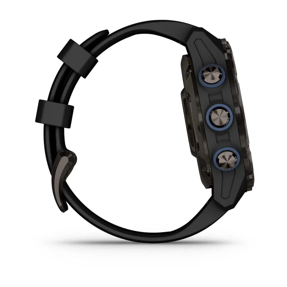 Часы Garmin Descent Mk3i - 43 mm Carbon Gray DLC Titanium / Black Silicone Band
