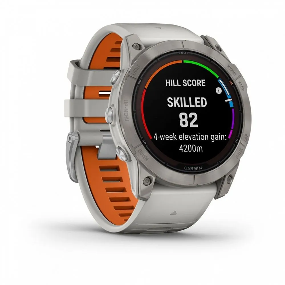 Часы Garmin Fenix 7X Pro - Sapphire Solar Titanium Fog Gray
