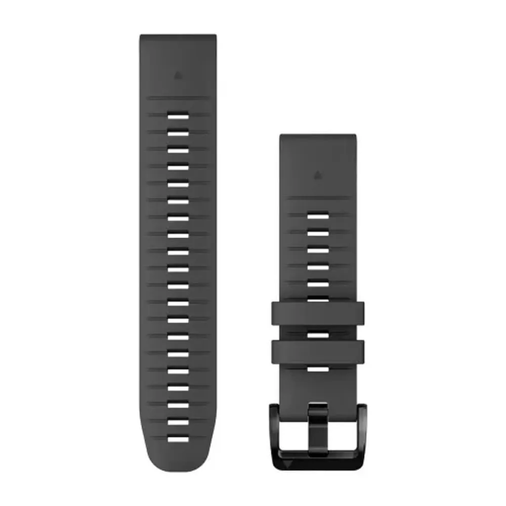 Ремешок Garmin Quickfit 22 Watch Band Graphite Silicone Centre