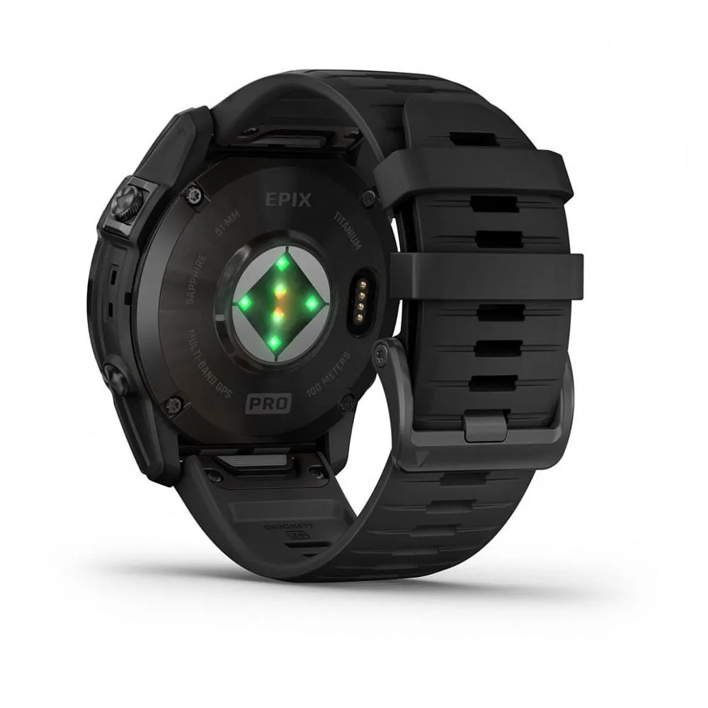Часы Garmin Epix Pro (Gen 2) Sapphire Edition 51 mm Carbon Gray DLC Titanium