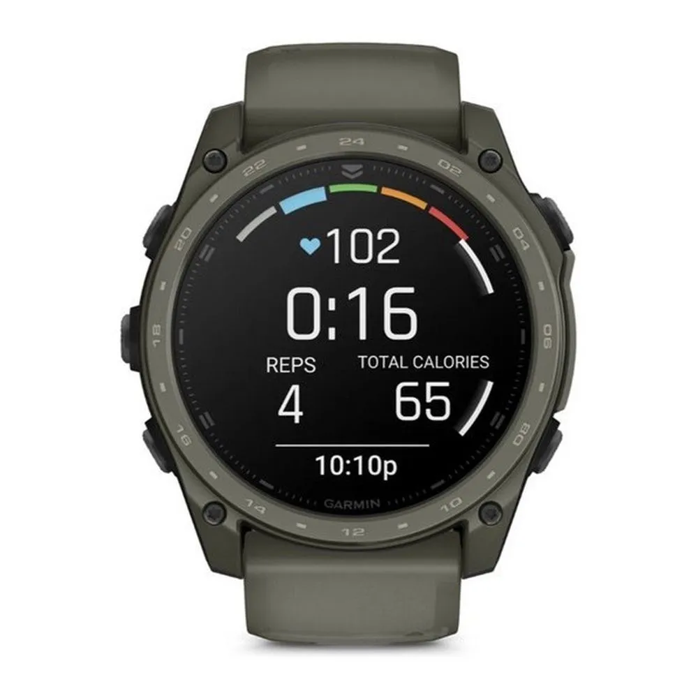 Часы Garmin Tactix 8 - 51mm AMOLED Cerakote Ultralight Solver Olive Drab