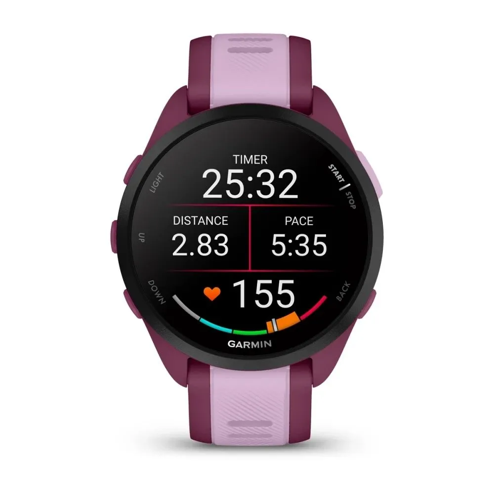 Часы Garmin Forerunner 165 Music Berry / Lilac — купить с