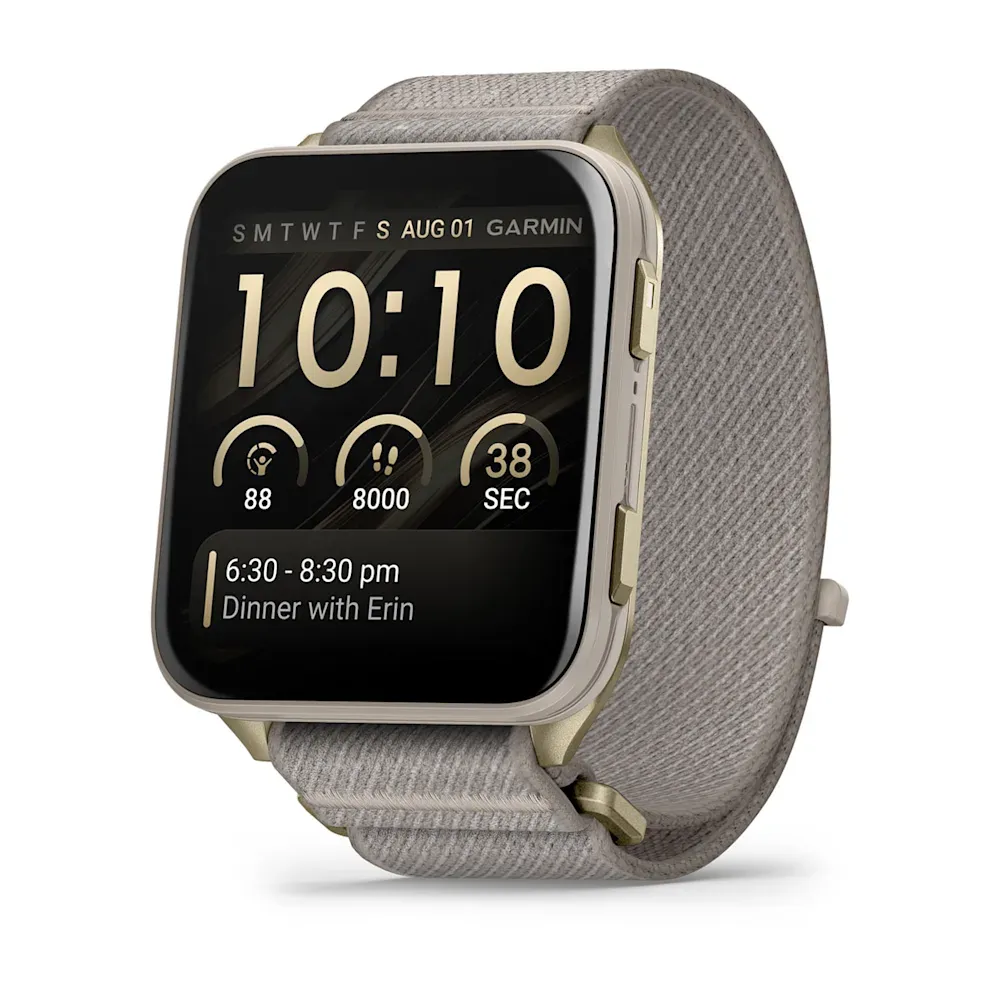 Часы Garmin Venu X1 Soft Gold / Titanium