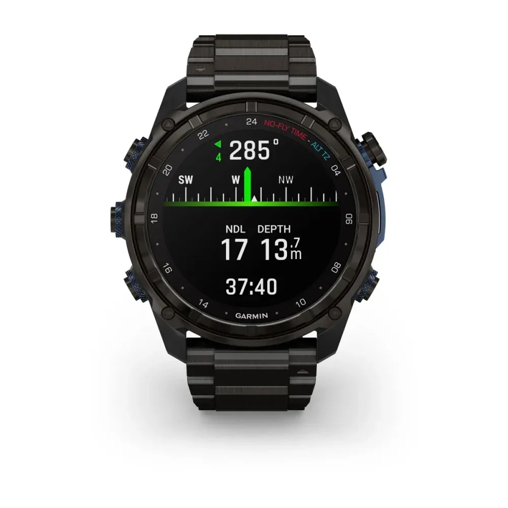 Часы Garmin Descent Mk3i - 51 mm Carbon Gray DLC Titanium / DLC Titanium Band