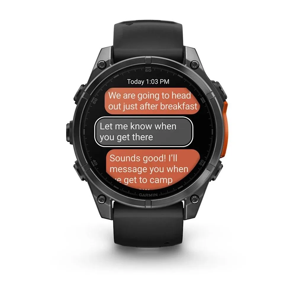 Часы Garmin Fenix 8 - 47 mm AMOLED Slate Gray / Black