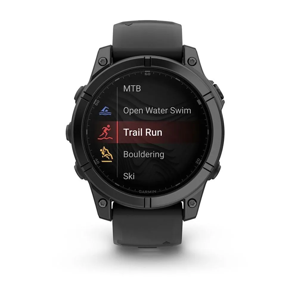 Часы Garmin Fenix E - 47 mm AMOLED Slate Gray Steel / Black