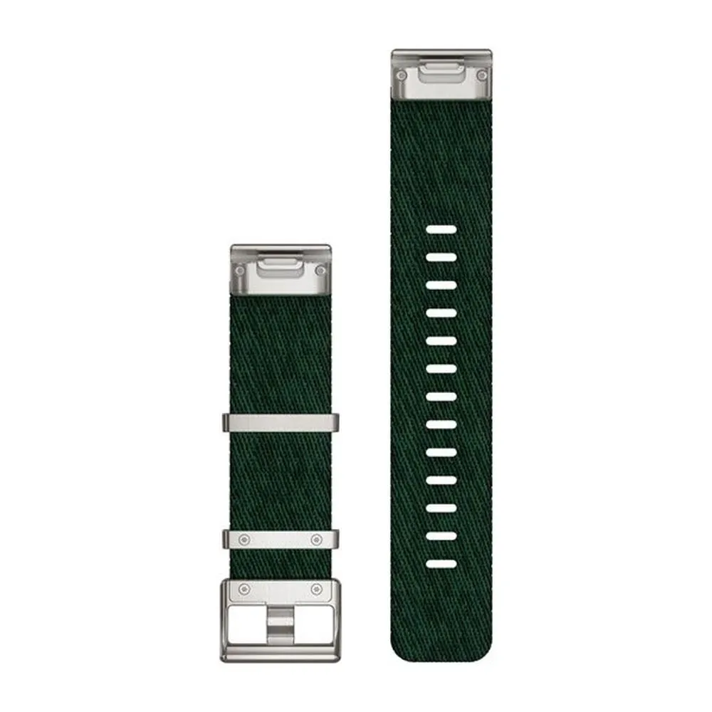 Ремешок Garmin MARQ Jacquard-Weave Nylon Strap - Pine Green