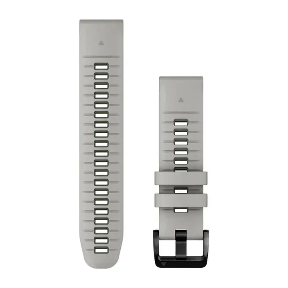 Ремешок Garmin Quickfit 22 Watch Band Fog Gray/Moss Silicone