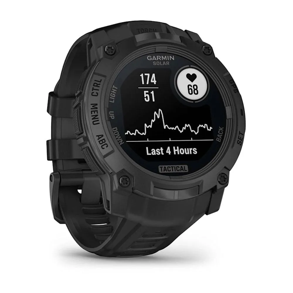 Часы Garmin Instinct 3 - 50 mm Solar, Tactical Edition Black