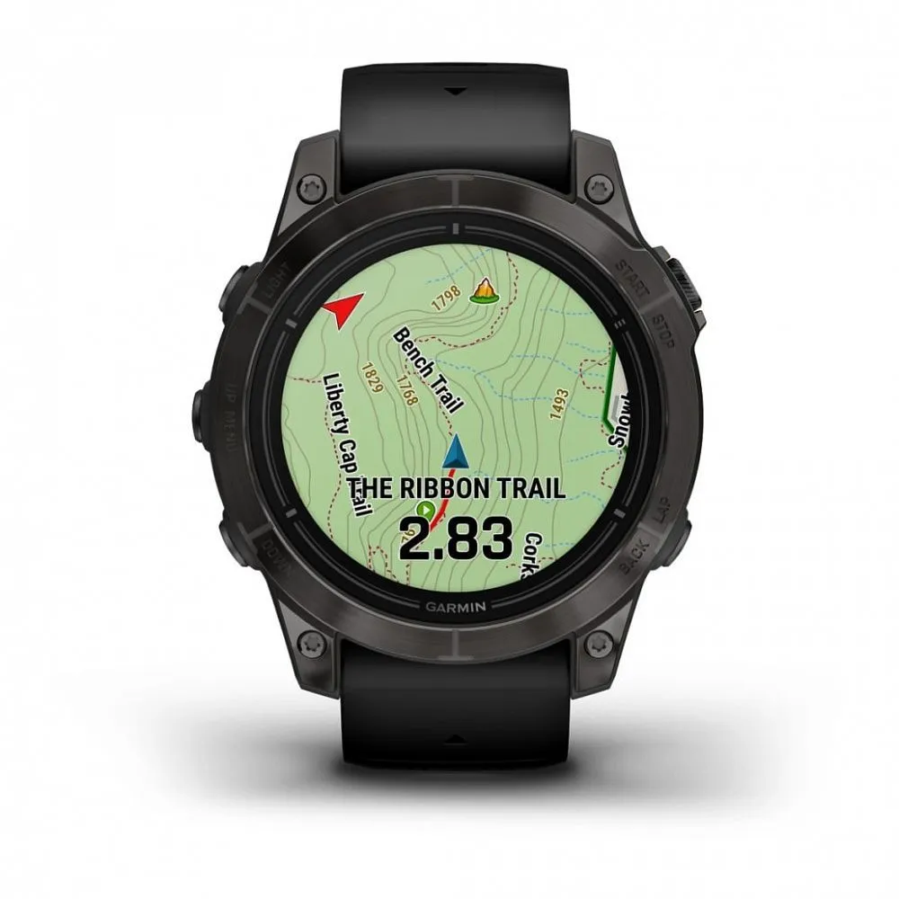 Часы Garmin Epix Pro (Gen 2) Sapphire Edition 47 mm Carbon Gray DLC Titanium