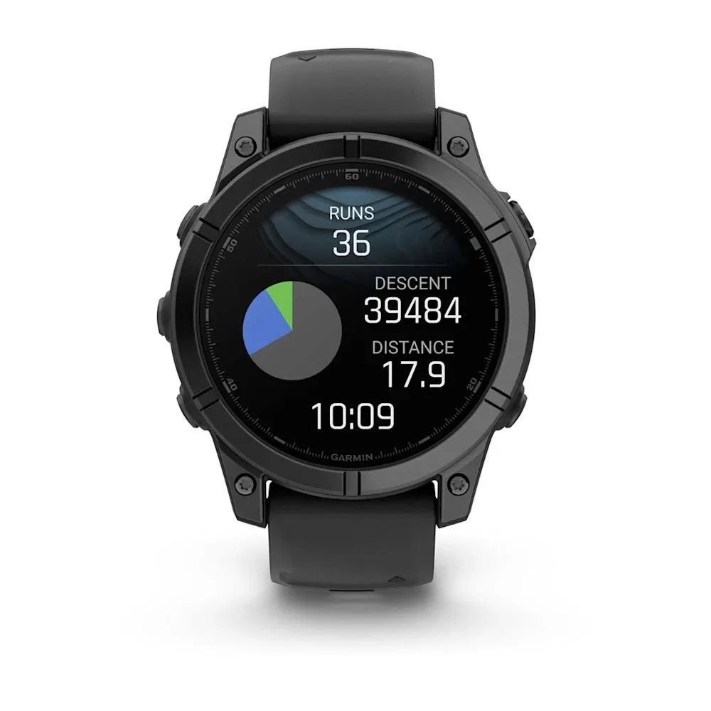 Часы Garmin Fenix E - 47 mm AMOLED Slate Gray Steel / Black