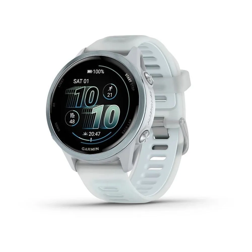 Часы Garmin Forerunner 570 - 42 mm Cloud Blue Aluminum Translucent Whitestone / Cloud Blue
