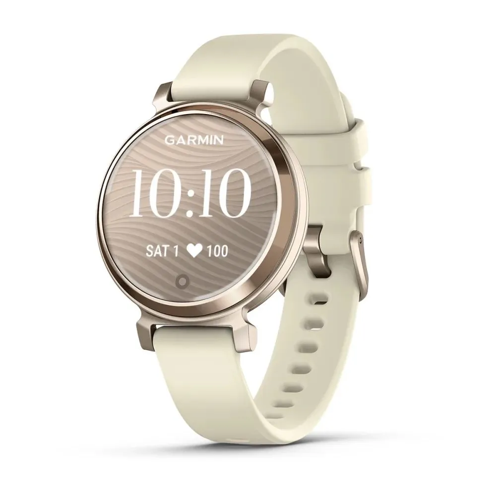 Часы Garmin Lily 2 Cream Gold / Coconut Silicone Band
