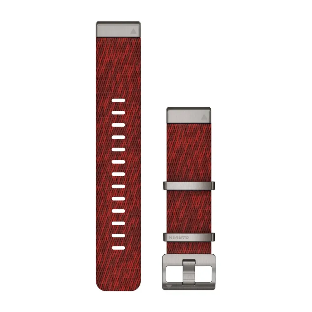 Ремешок Garmin MARQ Jacquard-Weave Nylon Strap - Red