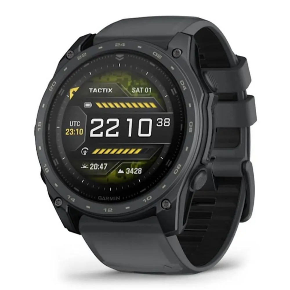 Часы Garmin Tactix 8 - 51mm AMOLED Cerakote Ultralight Solver Slate Gray