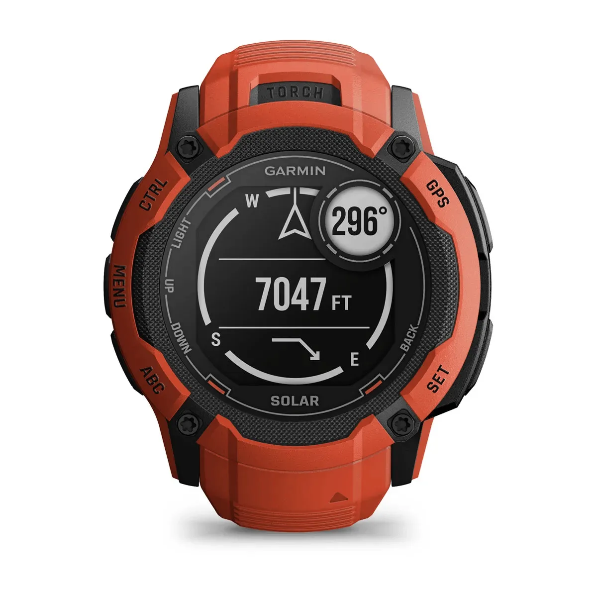 Часы Garmin Instinct 2X Solar Flame Red