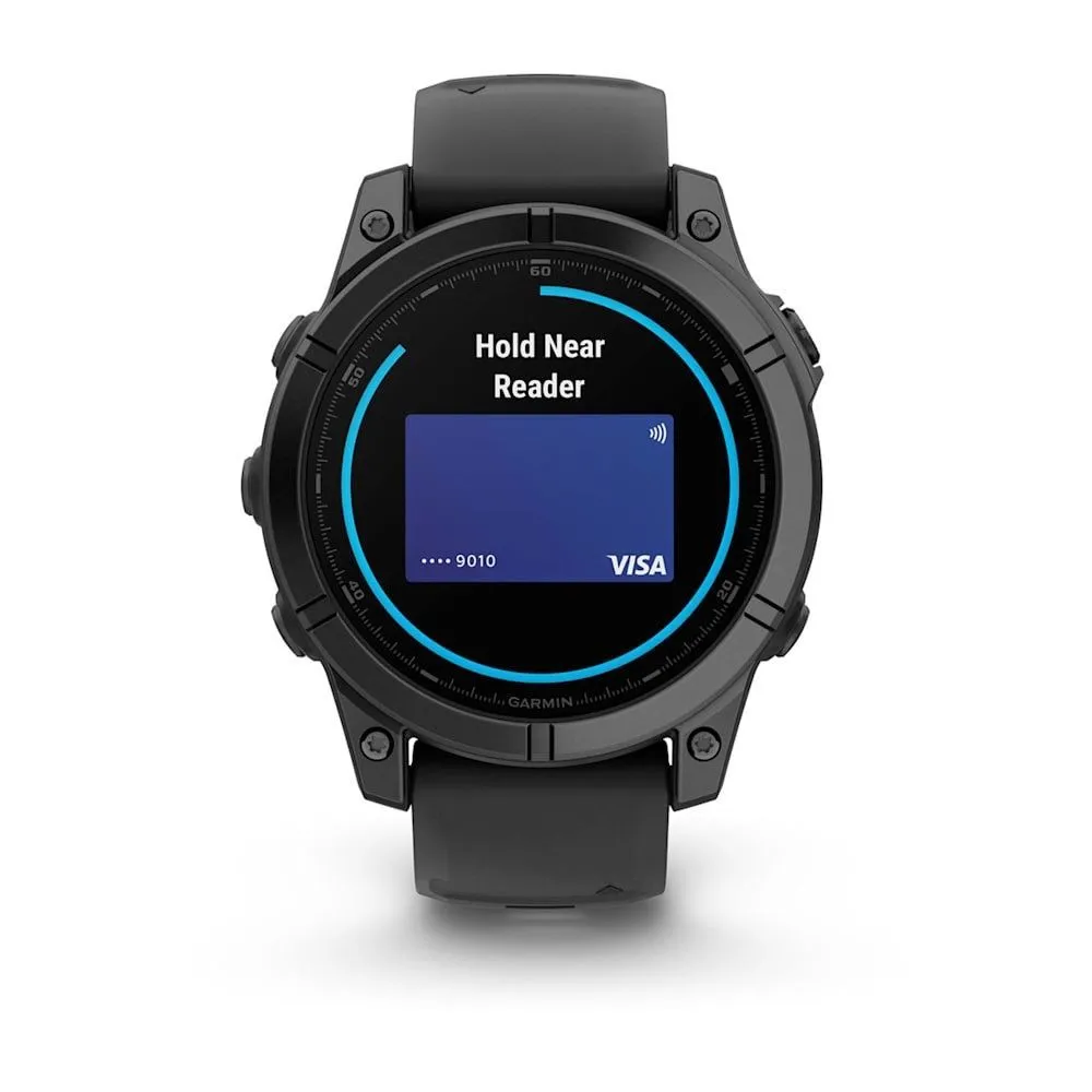 Часы Garmin Fenix E - 47 mm AMOLED Slate Gray Steel / Black