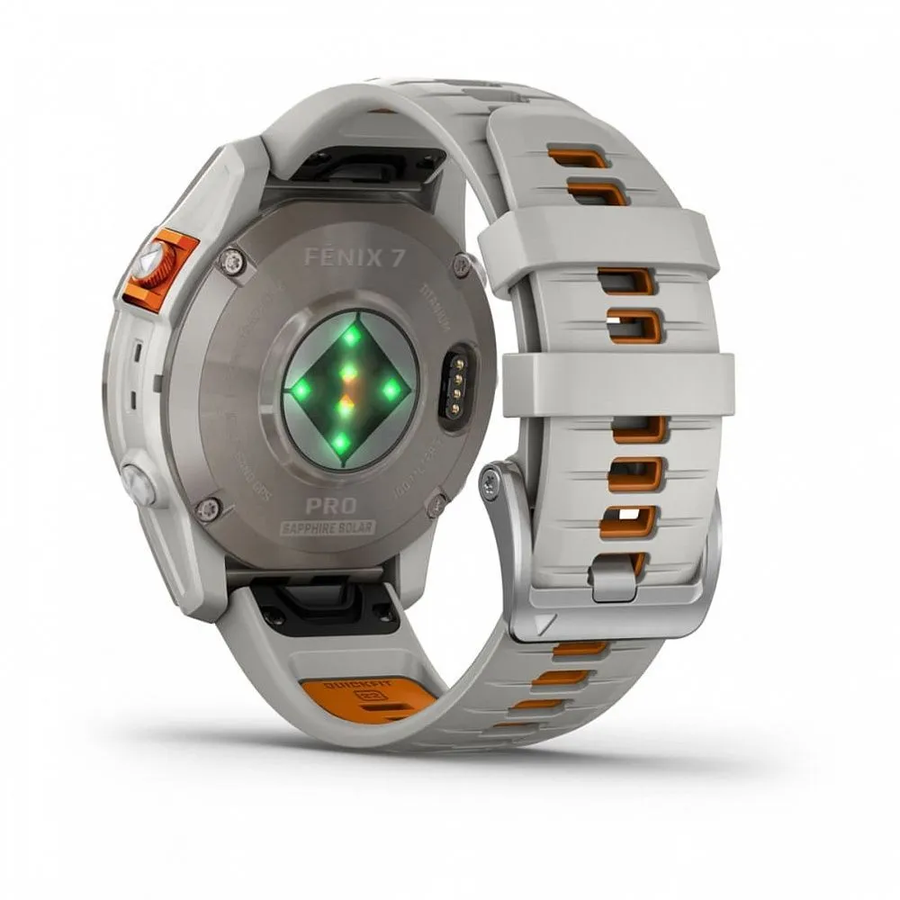 Часы Garmin Fenix 7 Pro - Sapphire Solar Titanium Fog Gray