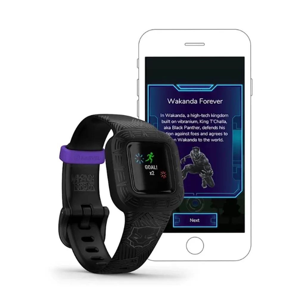 Часы Garmin Vivofit JR. 3 - Marvel Black Panther