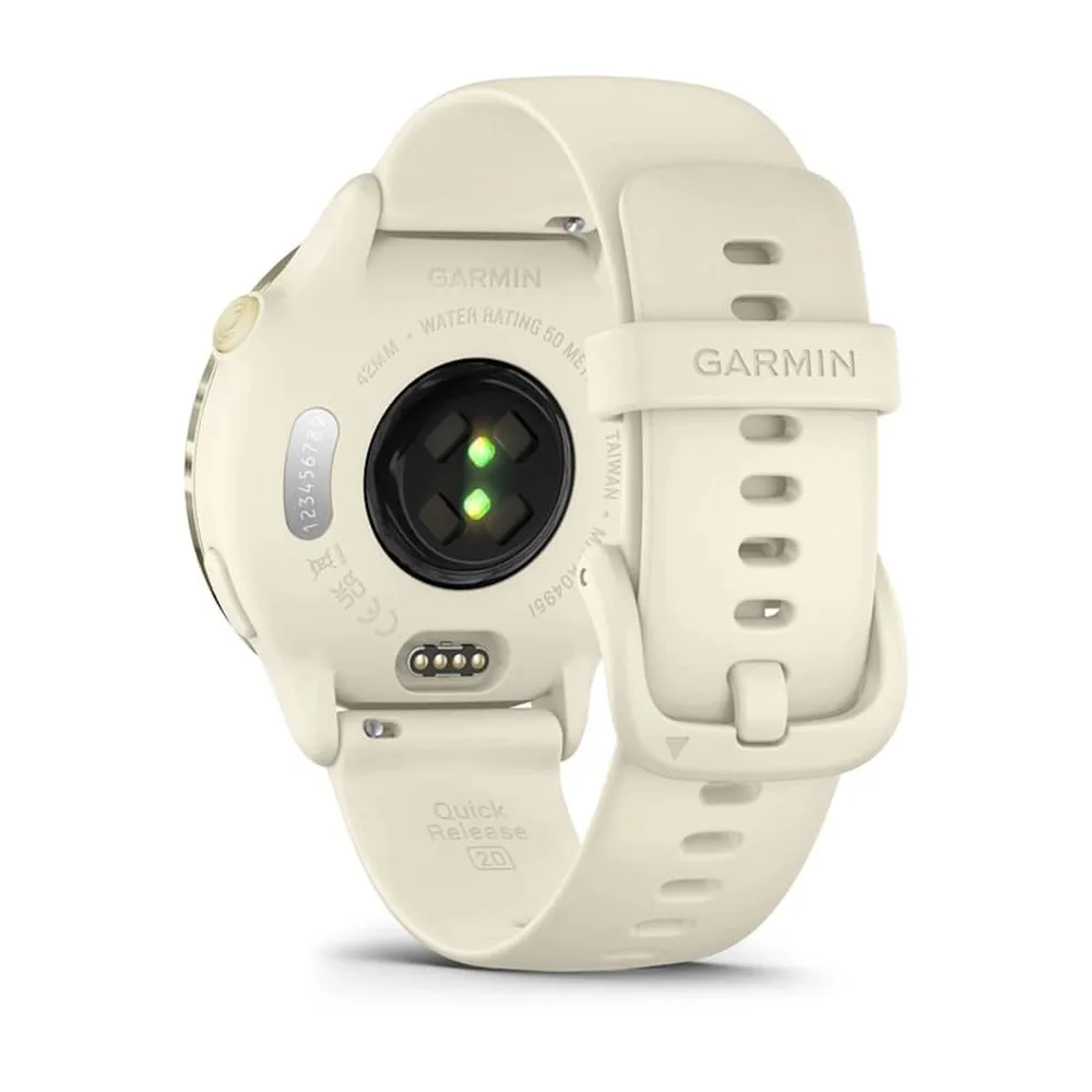 Часы Garmin Vivoactive 6 Lunar Gold/Bone