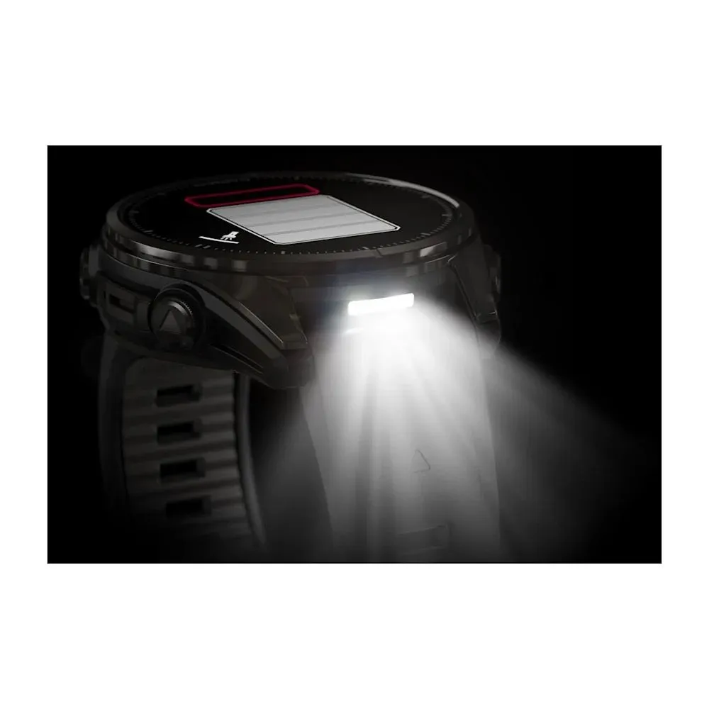 Часы Garmin Fenix 8 - 43 mm AMOLED Sapphire Carbon Gray DLC Titanium Black / Pebble Gray