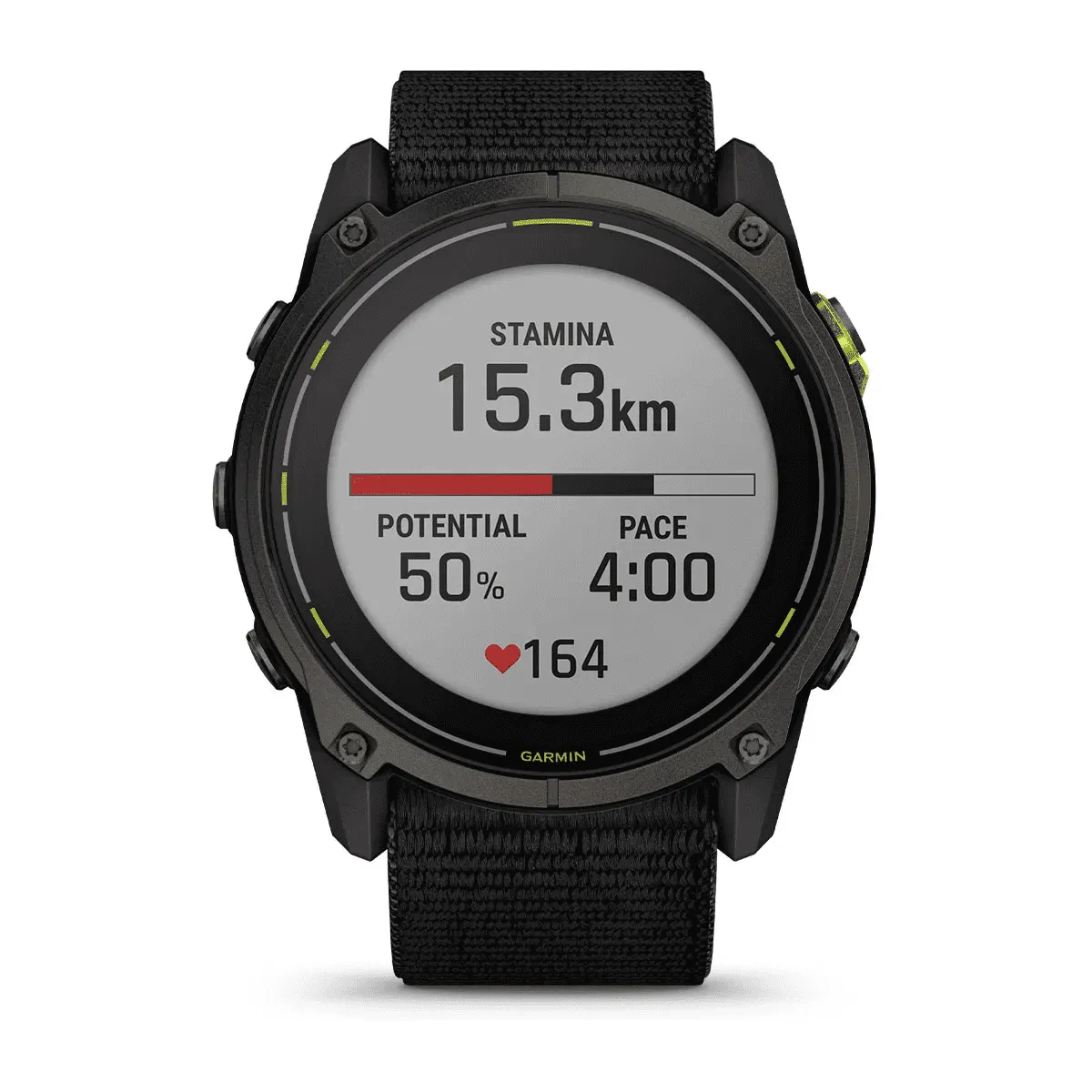 Часы Garmin Enduro 3 - 51 mm Solar Sapphire Carbon Gray DLC Titanium / Black UltraFit Nylon Strap
