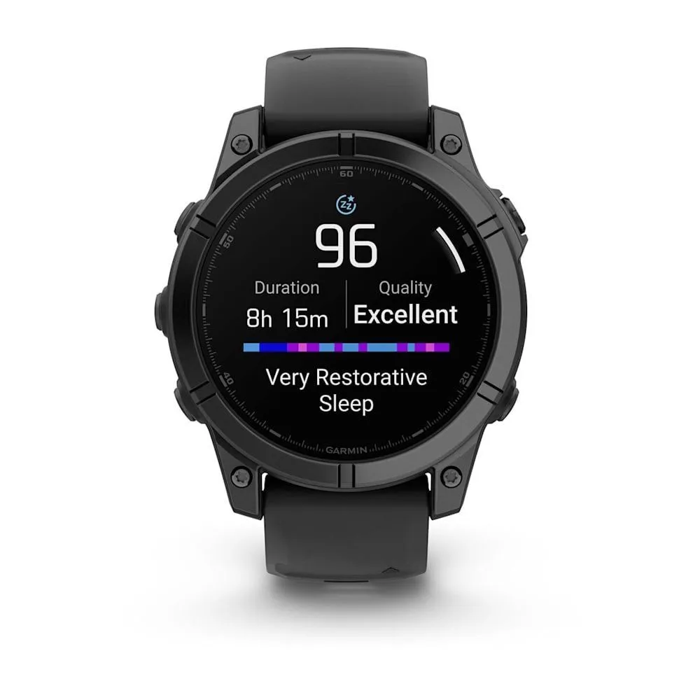 Часы Garmin Fenix E - 47 mm AMOLED Slate Gray Steel / Black