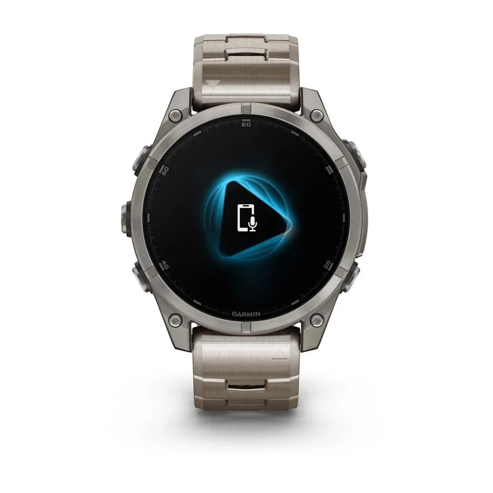 Часы Garmin Fenix 8 - 47 mm AMOLED Sapphire Titanium / Vented Titanium Band