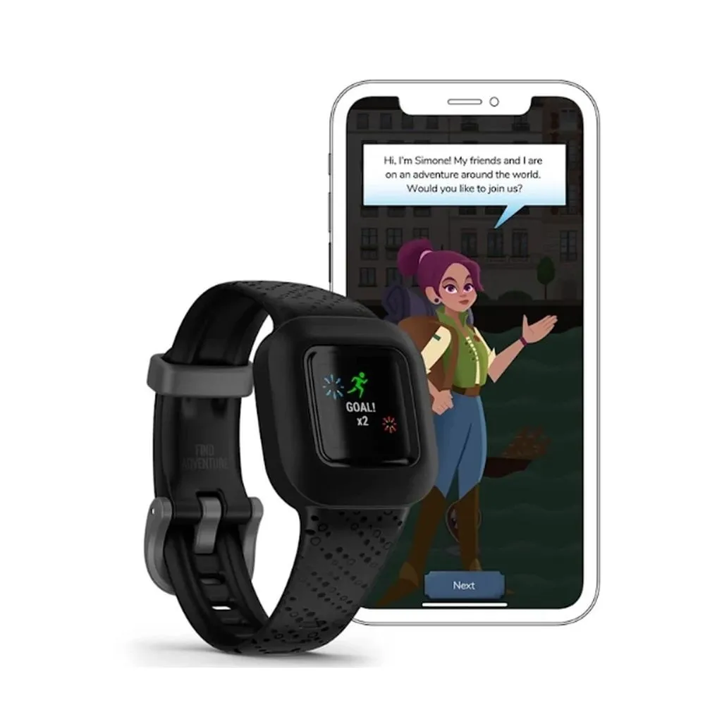 Часы Garmin Vivofit JR. 3 Black Cosmic