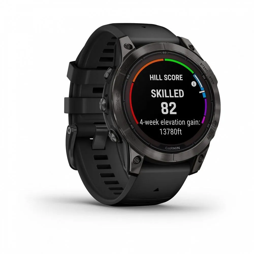 Часы Garmin Fenix 7 Pro - Sapphire Solar Carbon Gray DLC Titanium