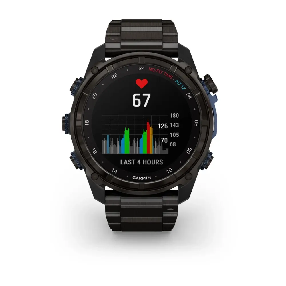 Часы Garmin Descent Mk3i - 51 mm Carbon Gray DLC Titanium / DLC Titanium Band