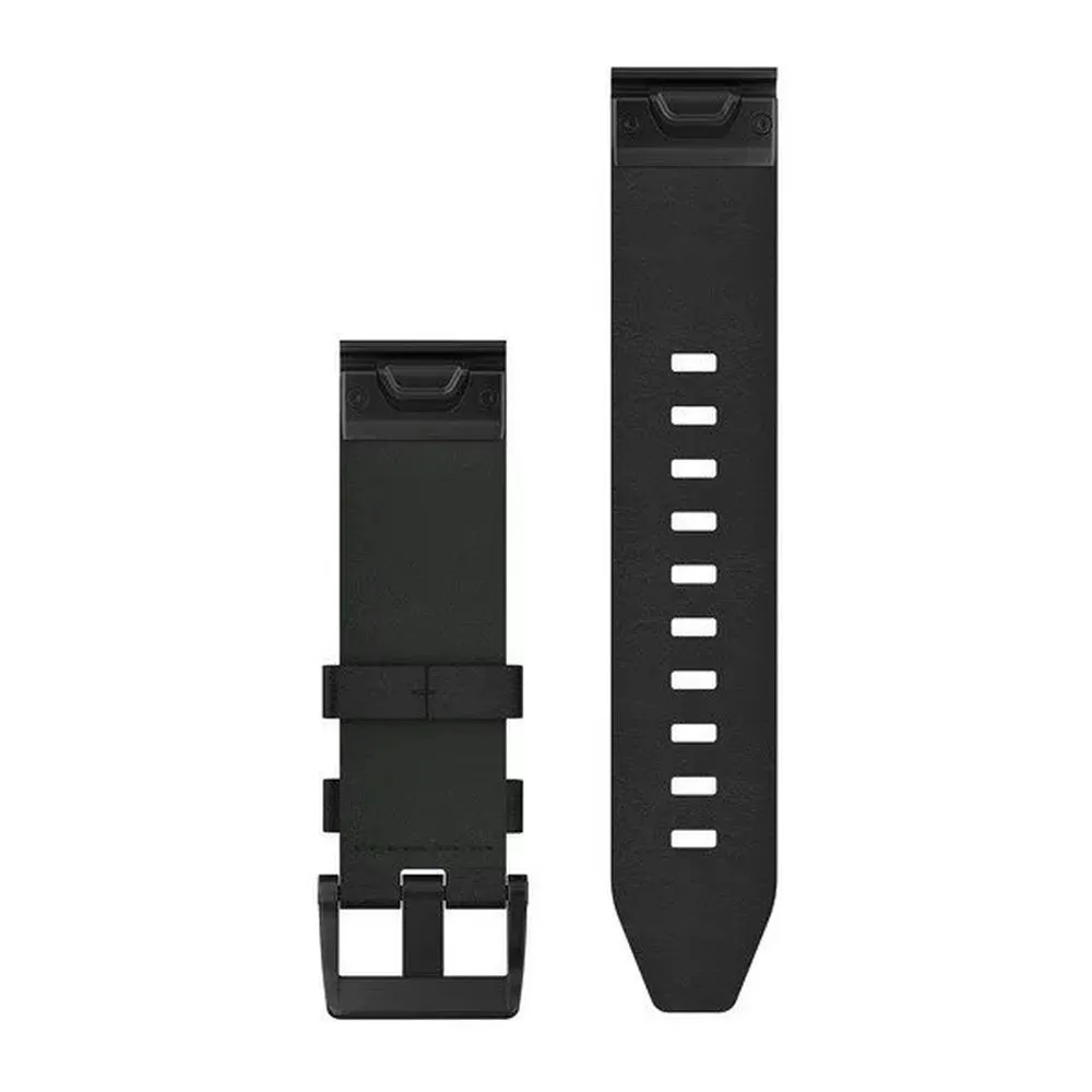 Ремешок Garmin Quickfit 22 Watch Band Black Leather