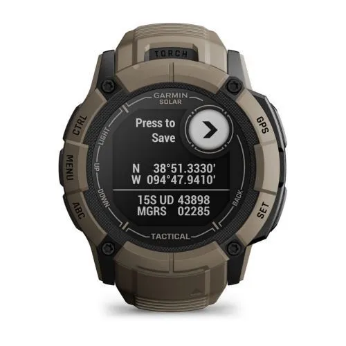 Часы Garmin Instinct 2X Solar - Tactical Edition Coyote Tan