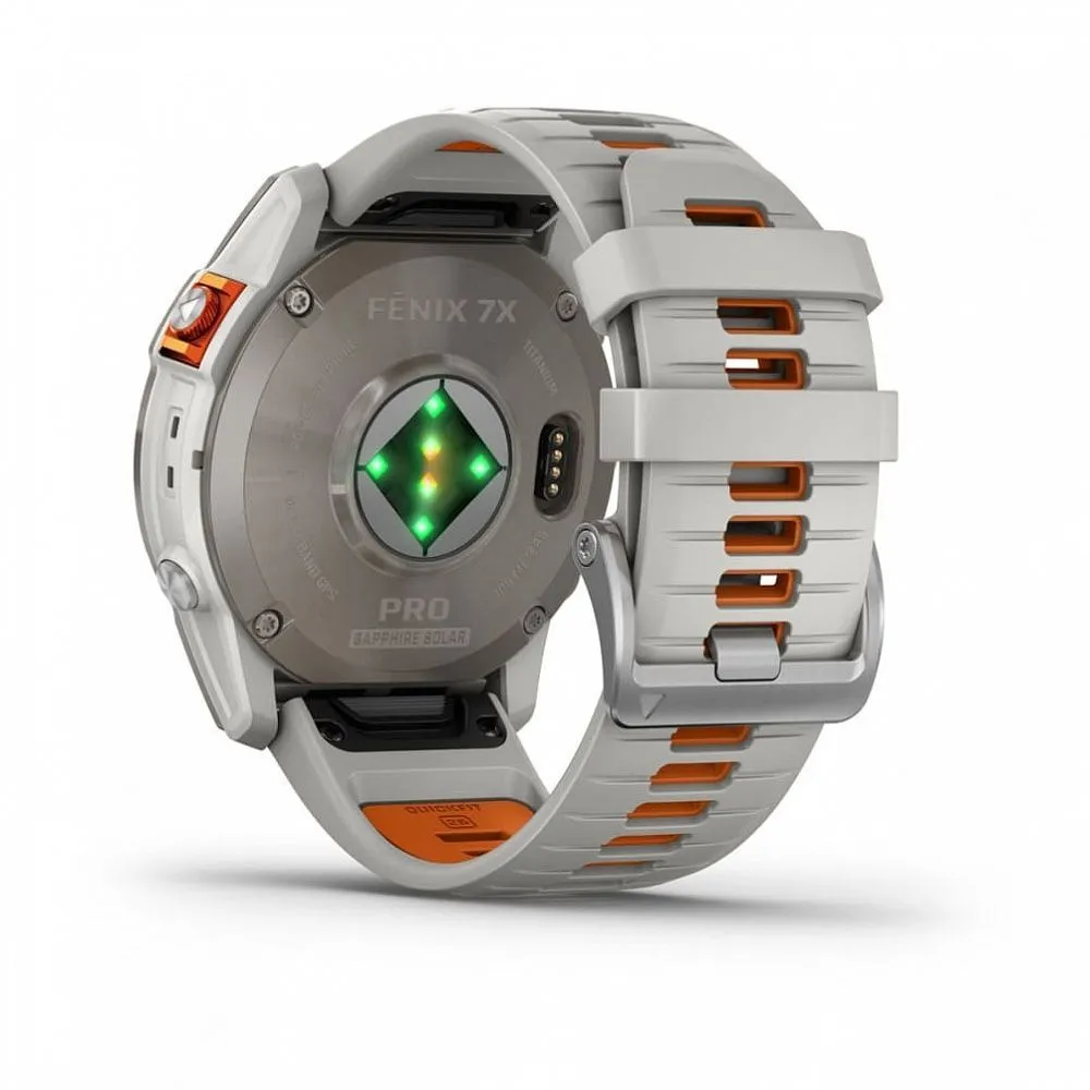 Часы Garmin Fenix 7X Pro - Sapphire Solar Titanium Fog Gray