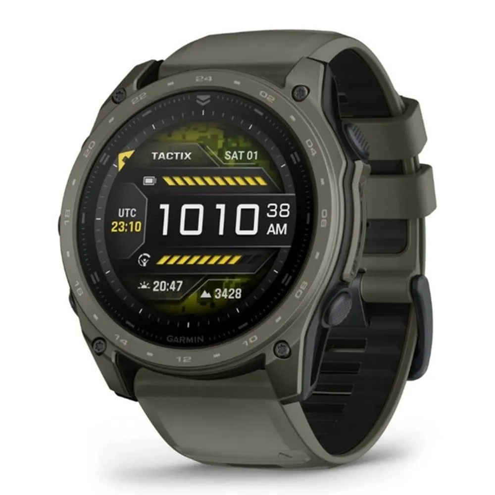 Часы Garmin Tactix 8 - 51mm AMOLED Cerakote Ultralight Solver Olive Drab