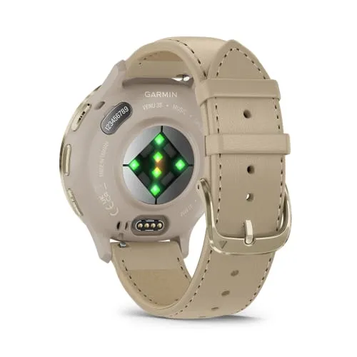 Часы Garmin Venu 3S French Gray Leather Band