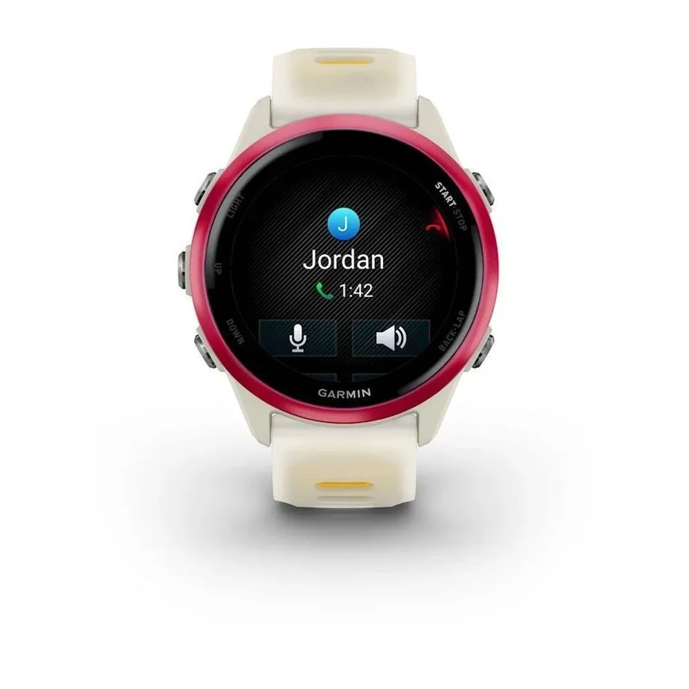 Часы Garmin Forerunner 570 - 42 mm Raspberry Aluminum Translucent Bone / Mango