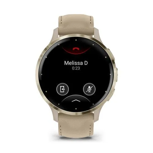 Часы Garmin Venu 3S French Gray Leather Band