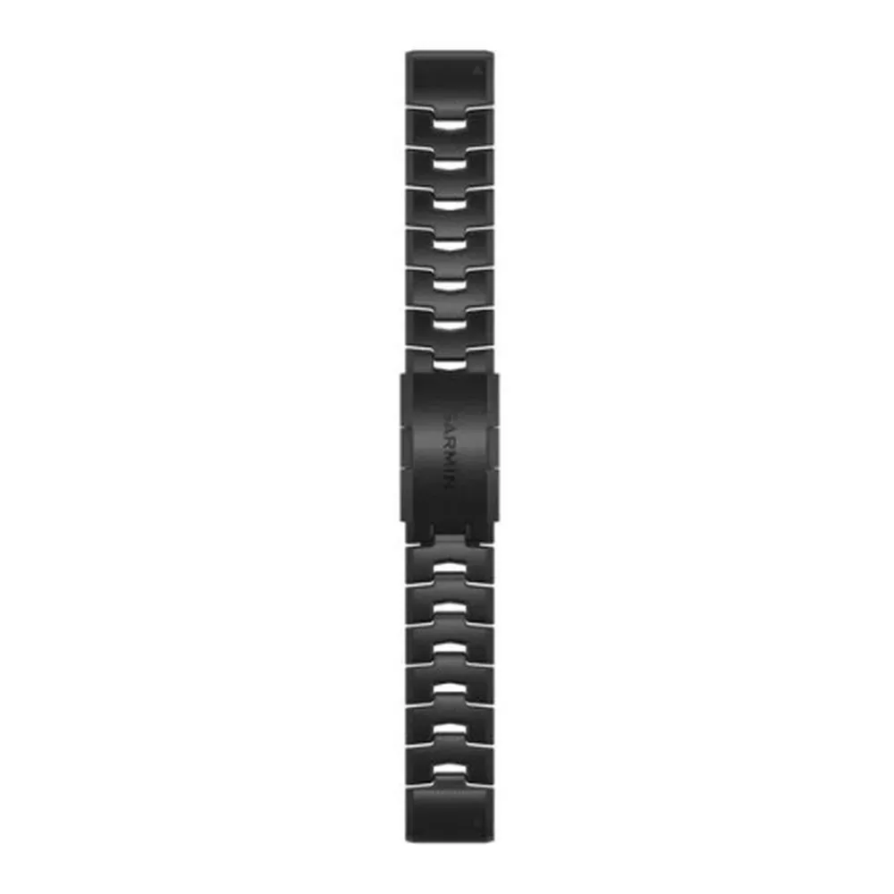 Ремешок Garmin Quickfit 22 Watch Band Vented Titanium Bracelet with Carbon Gray DLC Coating (без коробки)