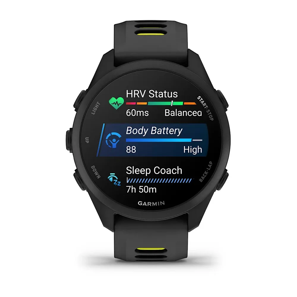 Часы Garmin Forerunner 170 Music Black/Amp Yellow Band