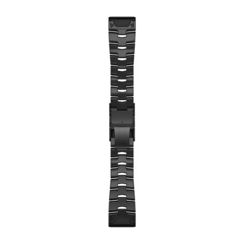 Ремешок Garmin Quickfit 26 Watch Band Vented Titanium Bracelet with Carbon Gray DLC Coating (без коробки)