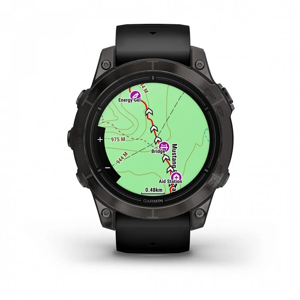 Часы Garmin Epix Pro (Gen 2) Sapphire Edition 47 mm Carbon Gray DLC Titanium