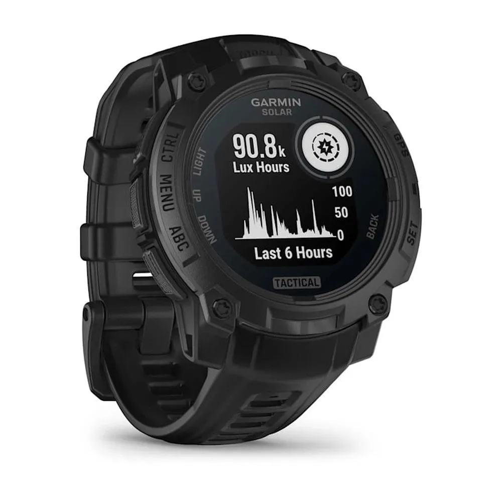 Часы Garmin Instinct 3 - 45 mm Solar, Tactical Edition Black