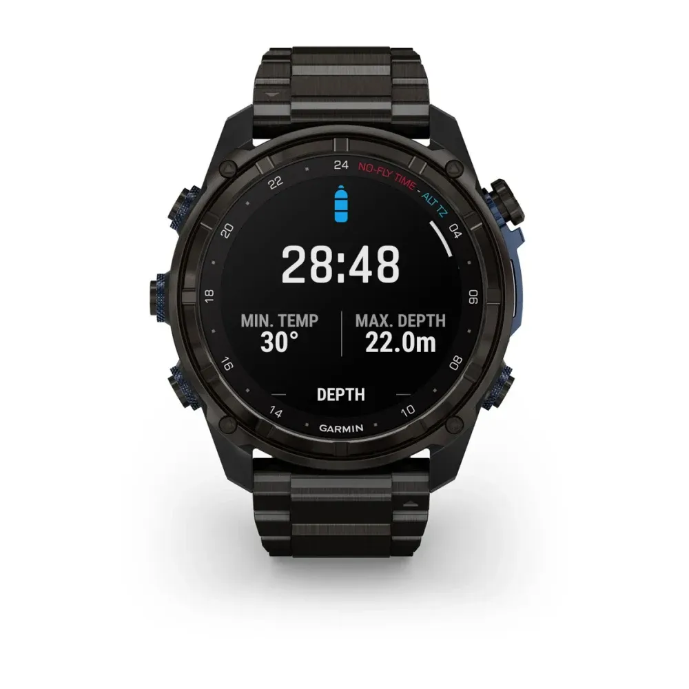 Часы Garmin Descent Mk3i - 51 mm Carbon Gray DLC Titanium / DLC Titanium Band